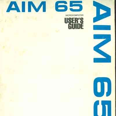AIM 65 Microcomputer : User's Guide