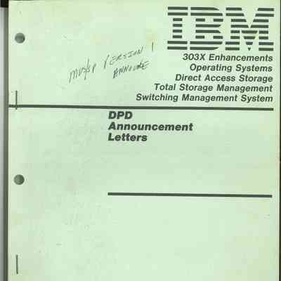 DPD Announcement Letters