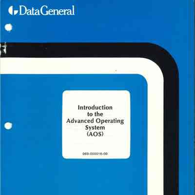 Introduction to the Advanced Operating System (AOS)
