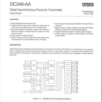 DC349-AA Octal Asynchronous Receiver Transmitter