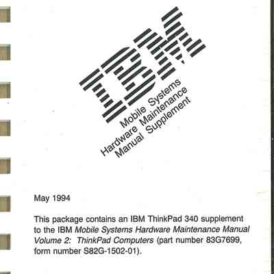 Mobile Systems Hardware Maintenance Manual Supplement