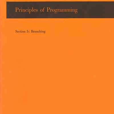 Principles of Programming