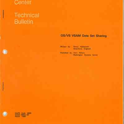 OS/VS VSAM Data Set Sharing