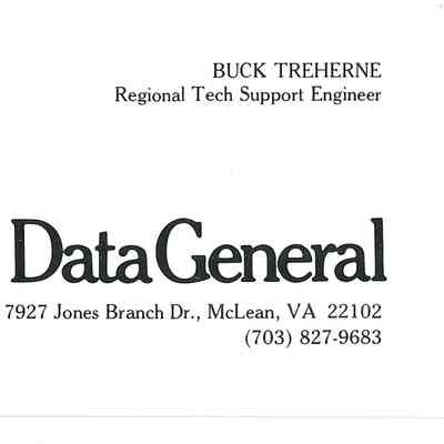 Buck Treherne : Regional Tech Support Engineer