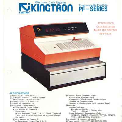 Kingtron Electronic Cash Register PF-Series