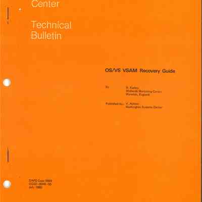 OS/VS VSAM Recovery Guide