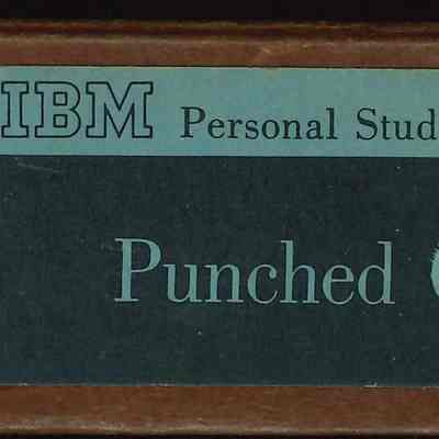 Punched Card Data Processing Principles