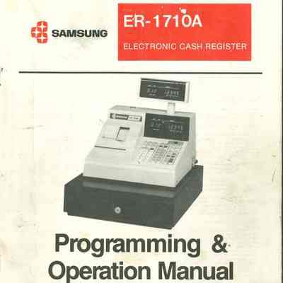 Samsung ER-1710A Electronic Cash Register