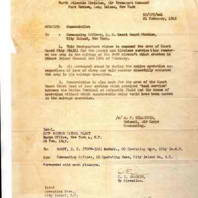 Commendation Document
