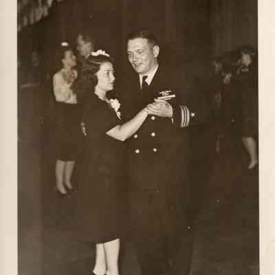 Lt. Cmdr. Jack Coye at dinner dance