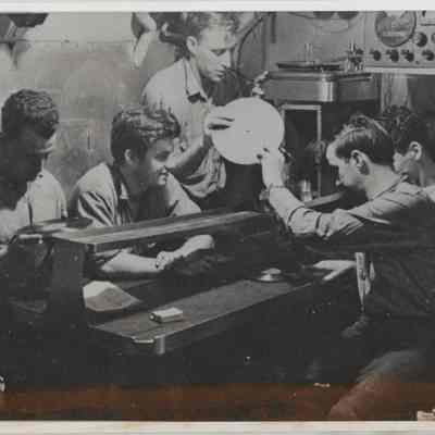 ''Disc Jockey' time Crews's Mess''