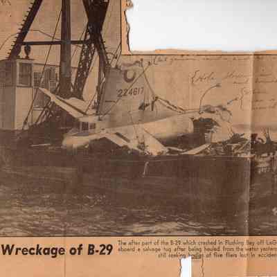 Wreckage of B-29
