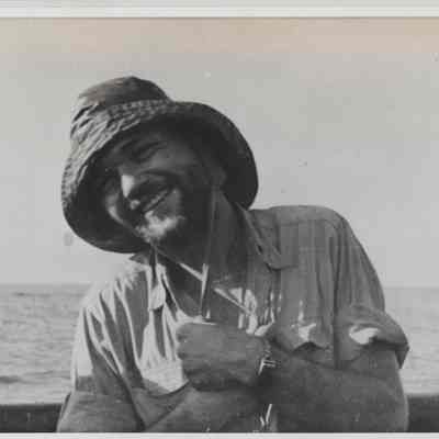 Ltjg K.G. Nichols on Bridge
