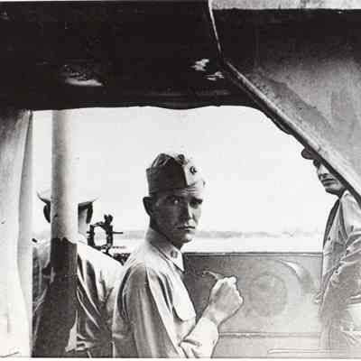 Lt. Eugene I. Malone Entering port Pearl Harbor