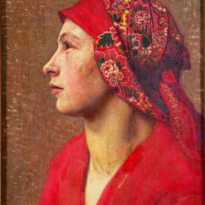 Marketa's Grandma As A Young Woman Painting