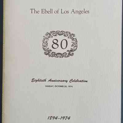 80th Anniversary Celebration 1894-1974
