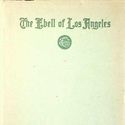 The Ebell of Los Angeles Year Book 1920-1921