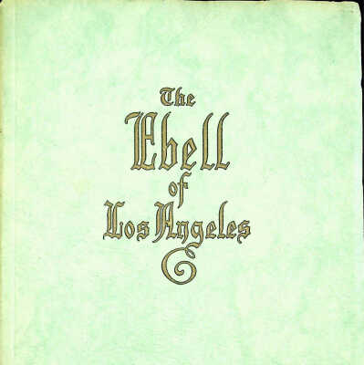 The Ebell of Los Angeles Year Book 1937-1938
