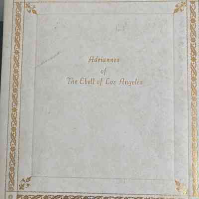 Adriannes of the Ebell of Los Angeles 1966, 1971