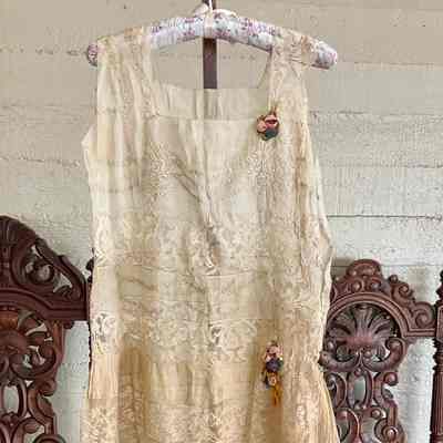 Twenties lingerie style dress