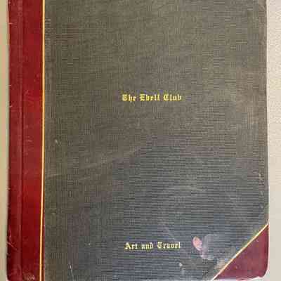 Art and Travel minute book 1922-1929