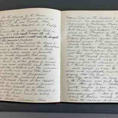 Excerpt from 1922-1927 minute book
