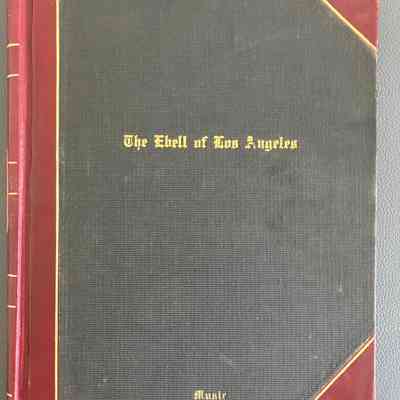 Music minute book 1927-1936