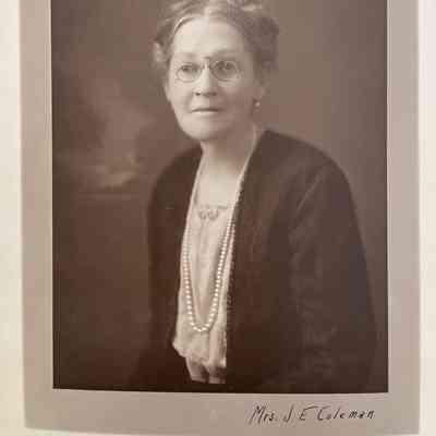 Matilda Marguerita Gregg (Mrs. J. E. Coleman)