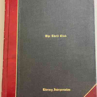 Literary Interpretation 1922-1923