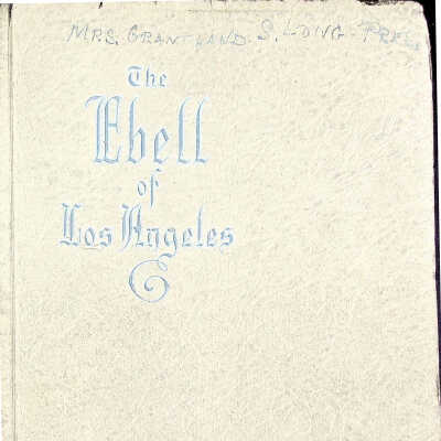 The Ebell of Los Angeles Year Book 1923-1924