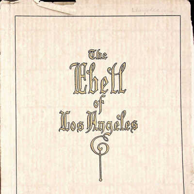 The Ebell of Los Angeles Year Book 1922-1923