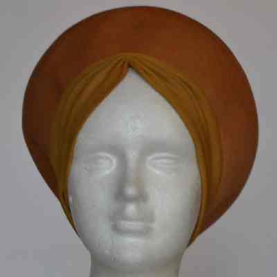 Jersey and felt turban