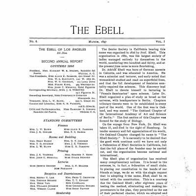 The Ebell 1897 Volume 1, Number 6, March