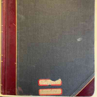 Better American Speech minute book, 1933 to 1939