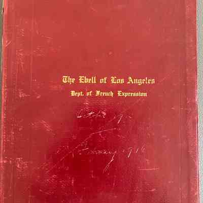 French Expression minute book 1913-1916