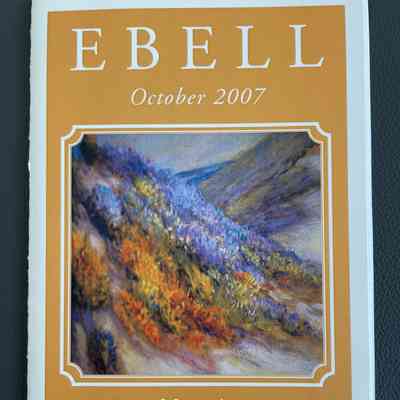 Magazine of the Ebell of Los Angeles, October 2007: cover features painting "The Dune" by Maren Margrethe Froelich