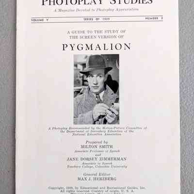 Photoplay Studies Volume V, Number 3