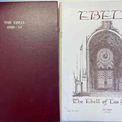 Ebell Magazine, Volumes VII and VIII, 1933-1934