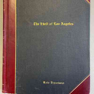 Bible Department minute book 1926-1933