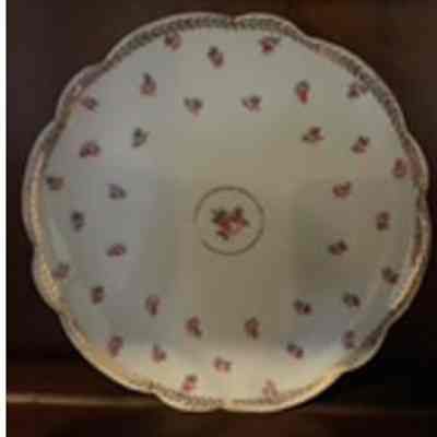 Imperial crown dessert plates.