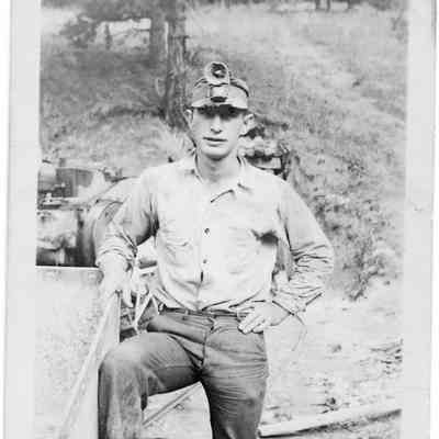 10. Al Sutherland, about 1940: 2.5"x4.5" black and white photo