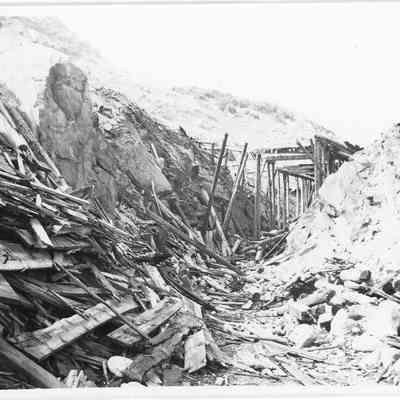 Snow sheds at Corona