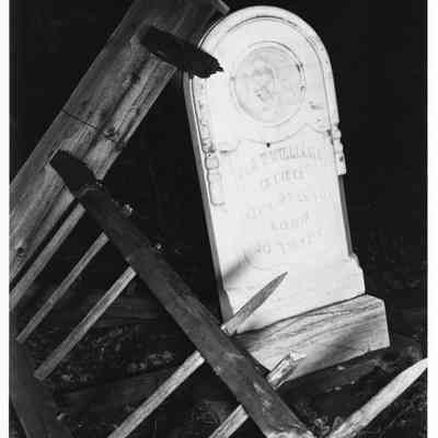 2. Jas. T. Williams Headstone: B&W print 8"x10"