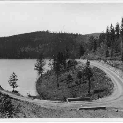Road around Barker Reservoir