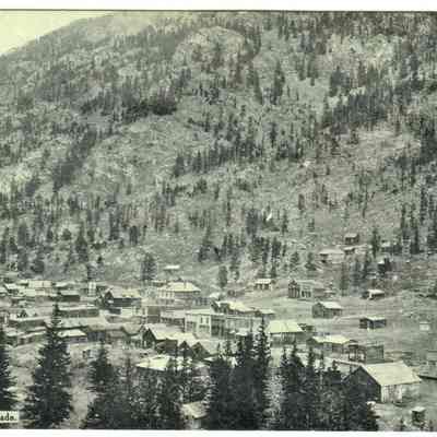 2. Eldora, Colorado B 2723: White schoolhouse is on right