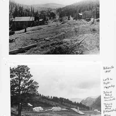 "Old Mining Camps" manuscript and photos