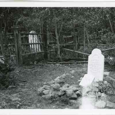 Emma George headstone Caribou Cemetery