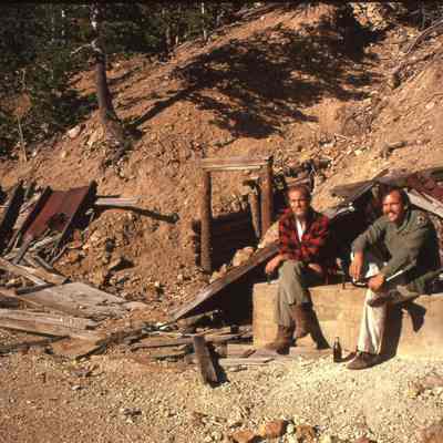 5. Two brothers at abandoned mining site, Ward. Colo.: color slide