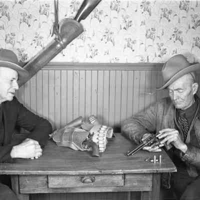 2. John White and Jay Rowley, Gunslingers: 3"x4" negative