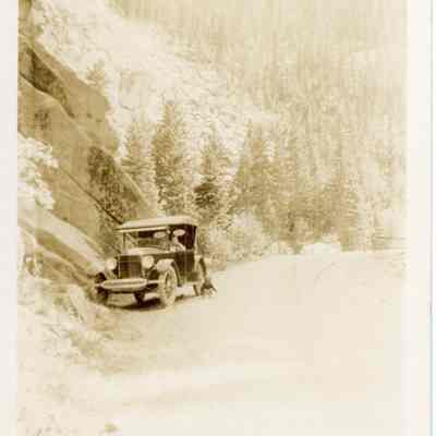 Car in Boulder Canyon